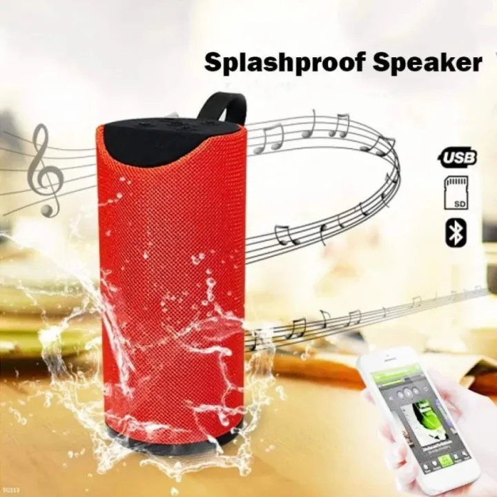 Splashproof speaker 